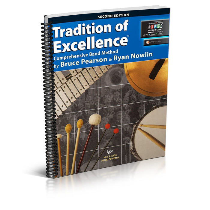 Tradition of Excellence Book 2 w/ CD & DVD - Percussion