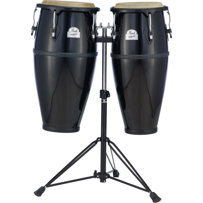 Pearl Primero 10"/11" Fiberglass Set w/ Twin Stand - Bistre Black