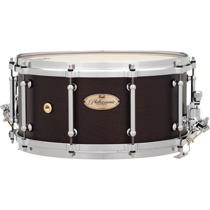 Pearl Philharmonic Snare 14"x6.5" African Mahogany w/ Maple Hoops - PHX-1465