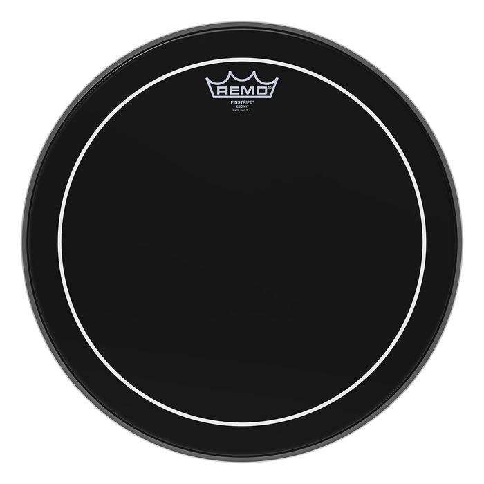Remo PINSTRIPE Drum Head - EBONY 15 inch