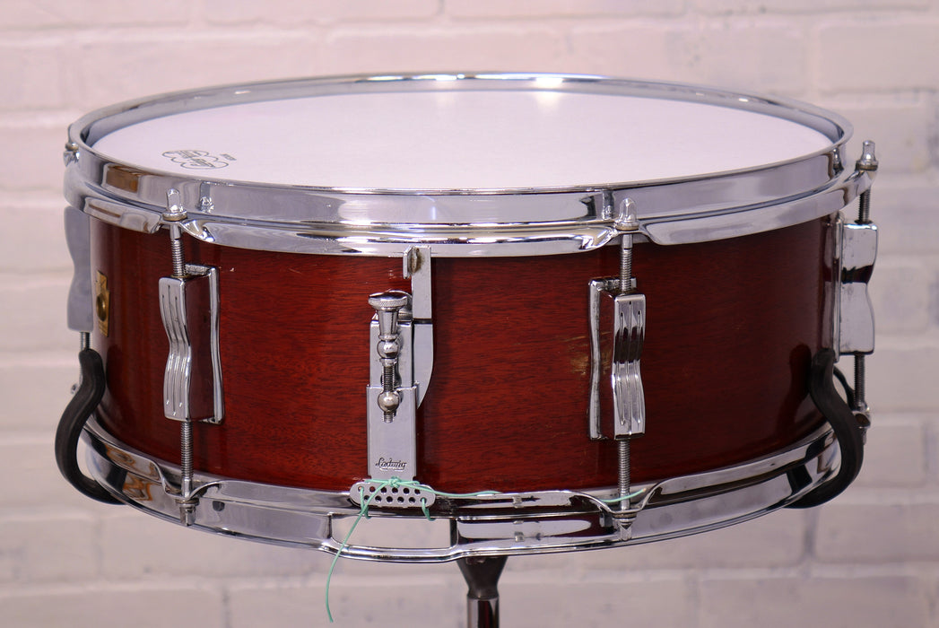 Ludwig 491 Pioneer 14" x 5" Snare Drum in Mahogany Finish