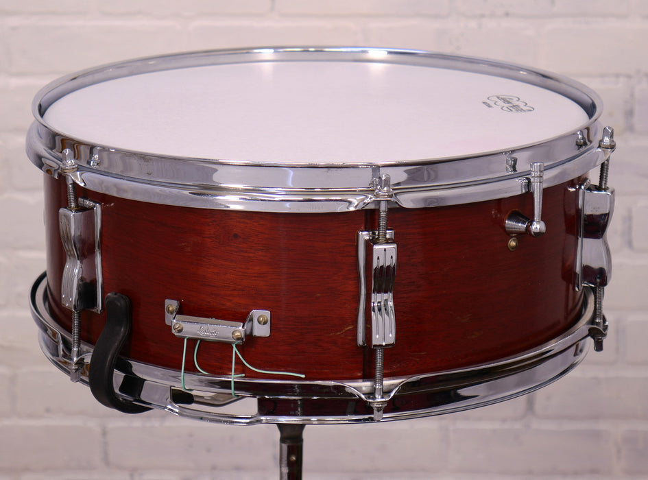 Ludwig 491 Pioneer 14" x 5" Snare Drum in Mahogany Finish
