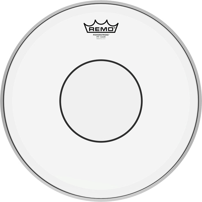 Remo POWERSTROKE 77 Drum Head - Clear - Clear Dot 14 inch