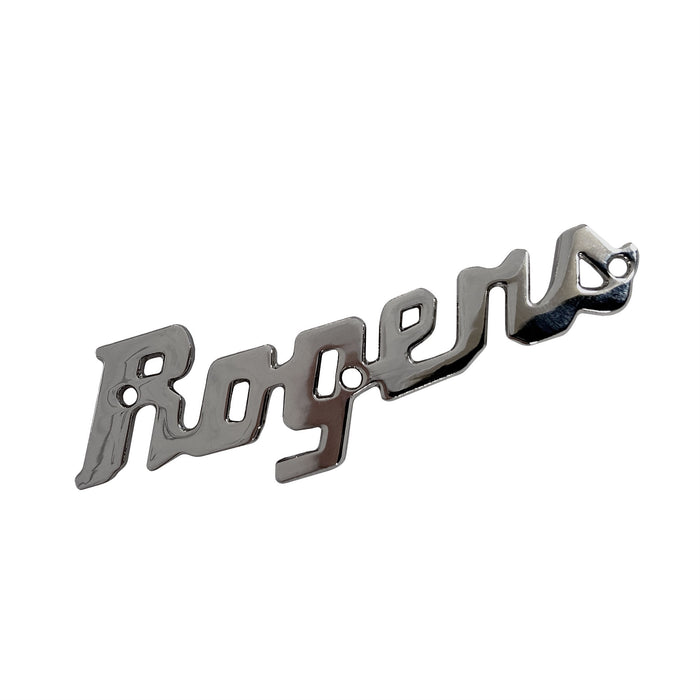 Rogers Script Logo Badge w/ Screws