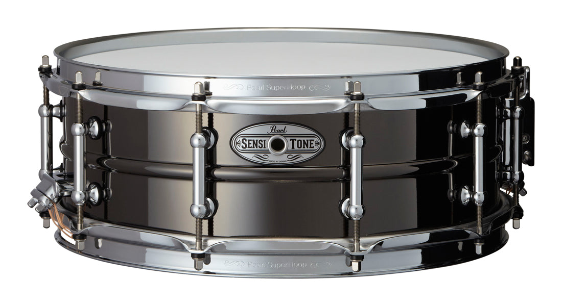 Pearl 14"x6.5" Beaded Seamless Aluminum SensiTone Snare Drum - STA-1450BR