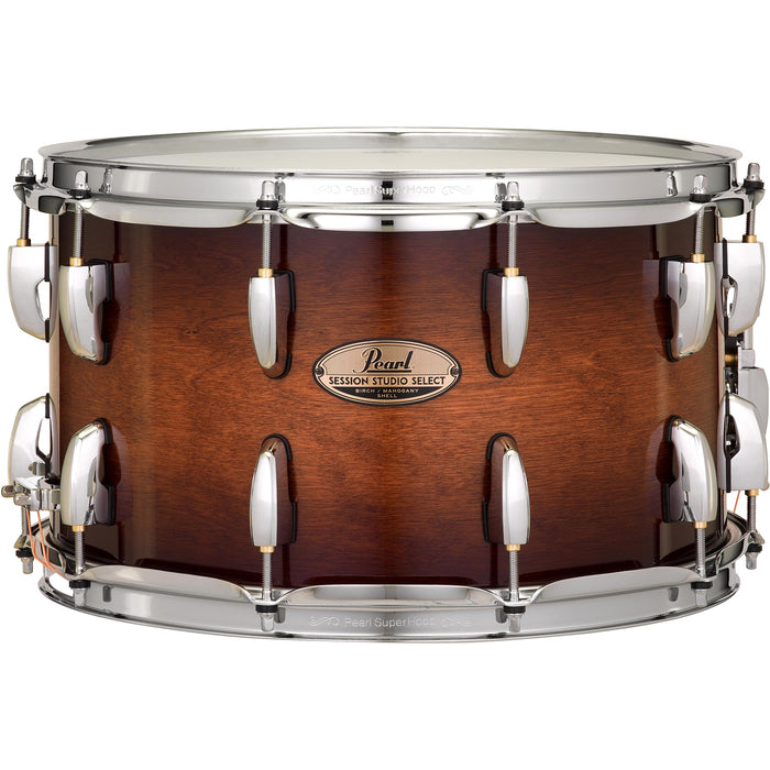 Pearl Session Studio Select 14" x 8" Snare Drum - Gloss Barnwood Brown