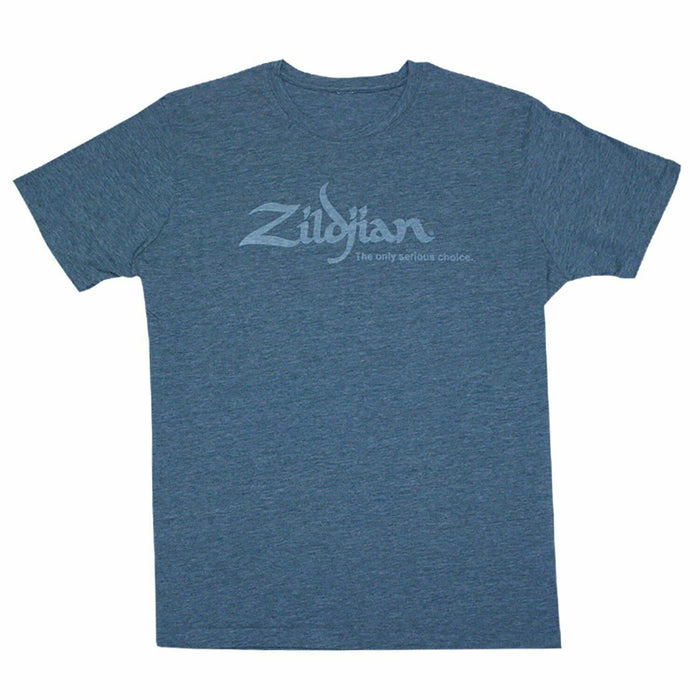 Zildjian Heathered Blue Tee Shirt Large
